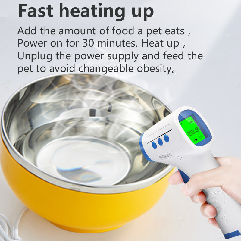 Pet Constant Temperature Heating Cat Dog Feeding Bowl