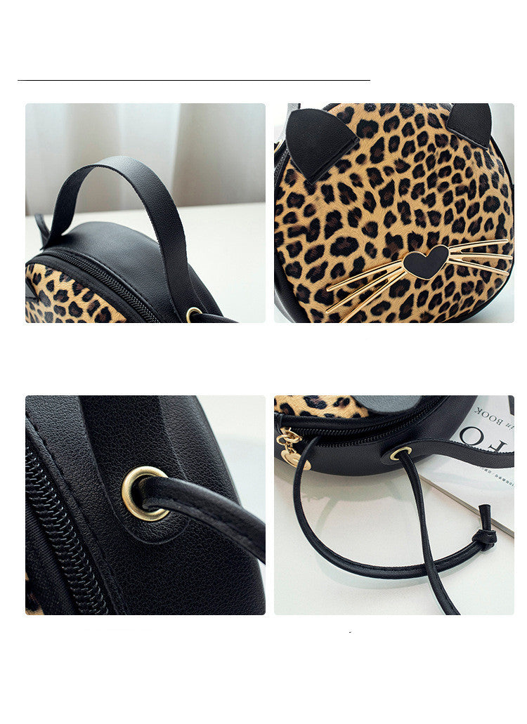 Ladies Cat Whisker Messenger Shoulder Phone Bag