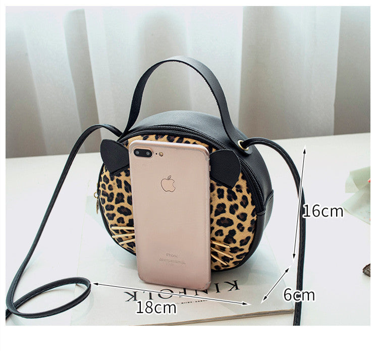 Ladies Cat Whisker Messenger Shoulder Phone Bag