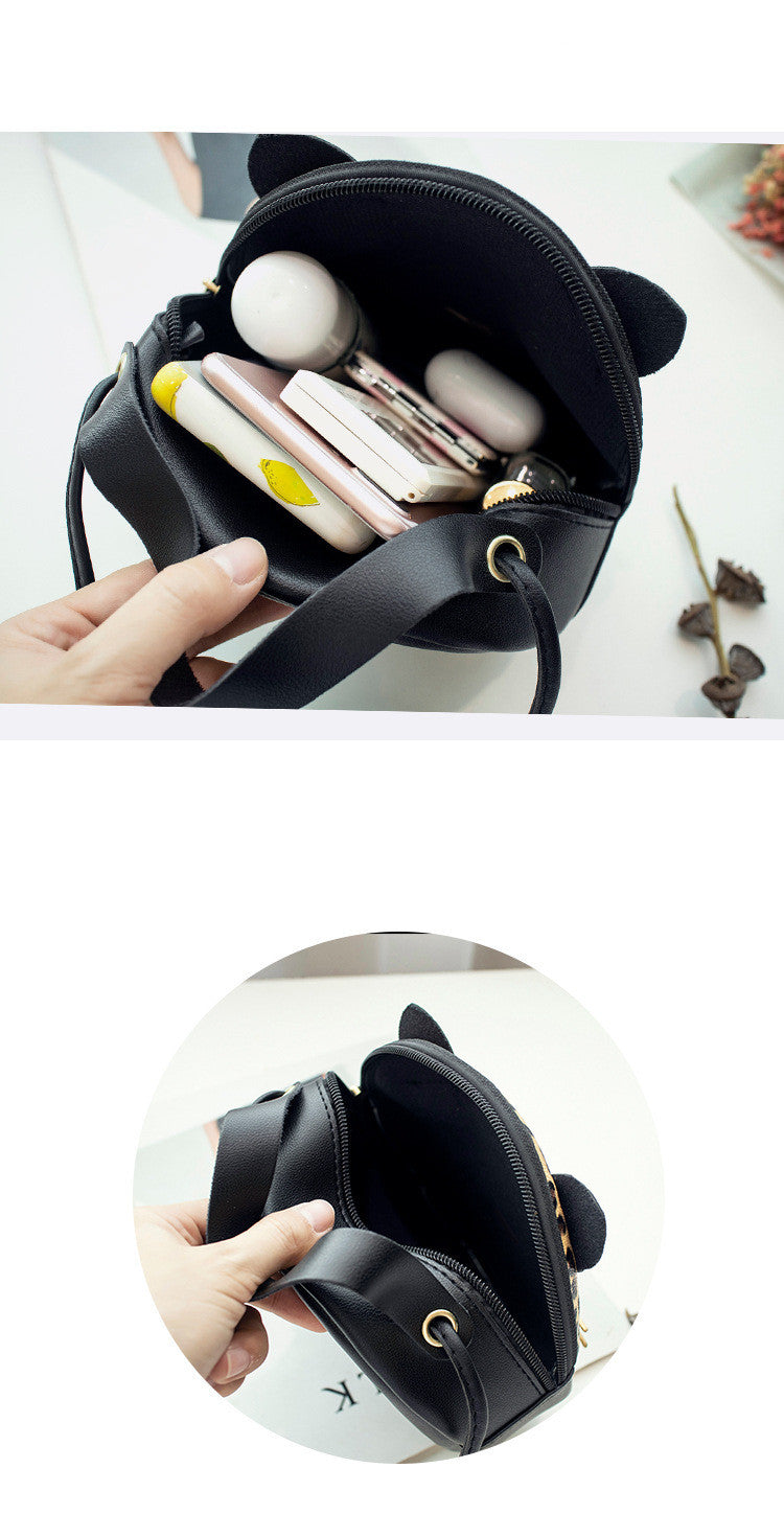 Ladies Cat Whisker Messenger Shoulder Phone Bag