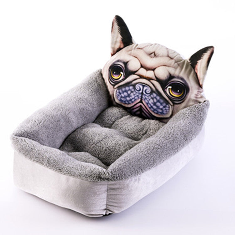 3D Cartoon Pet Shape Dog Cat House