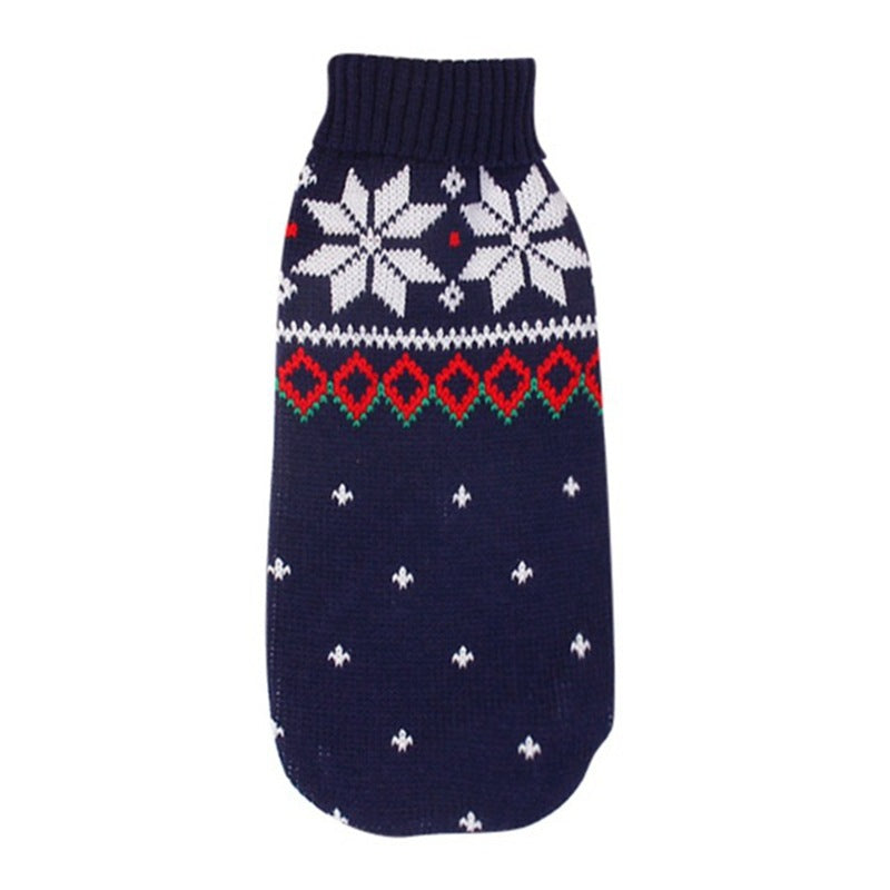 Pet Cat Dog reindeer maple leaves snowflakes holiday ugly christmas sweater