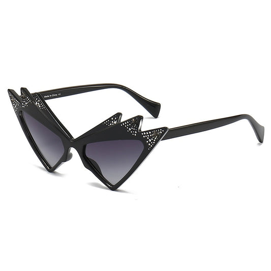 Butterfly Crystal Cat Eye Sunglasses Shades for Women
