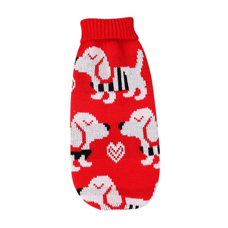 Pet Cat Dog reindeer maple leaves snowflakes holiday ugly christmas sweater
