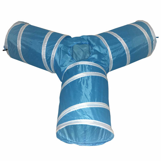 Pet Life 'Kitting-Go-Seek' Collapsible Folding Travel 3-way Kitty Cat Tunnel