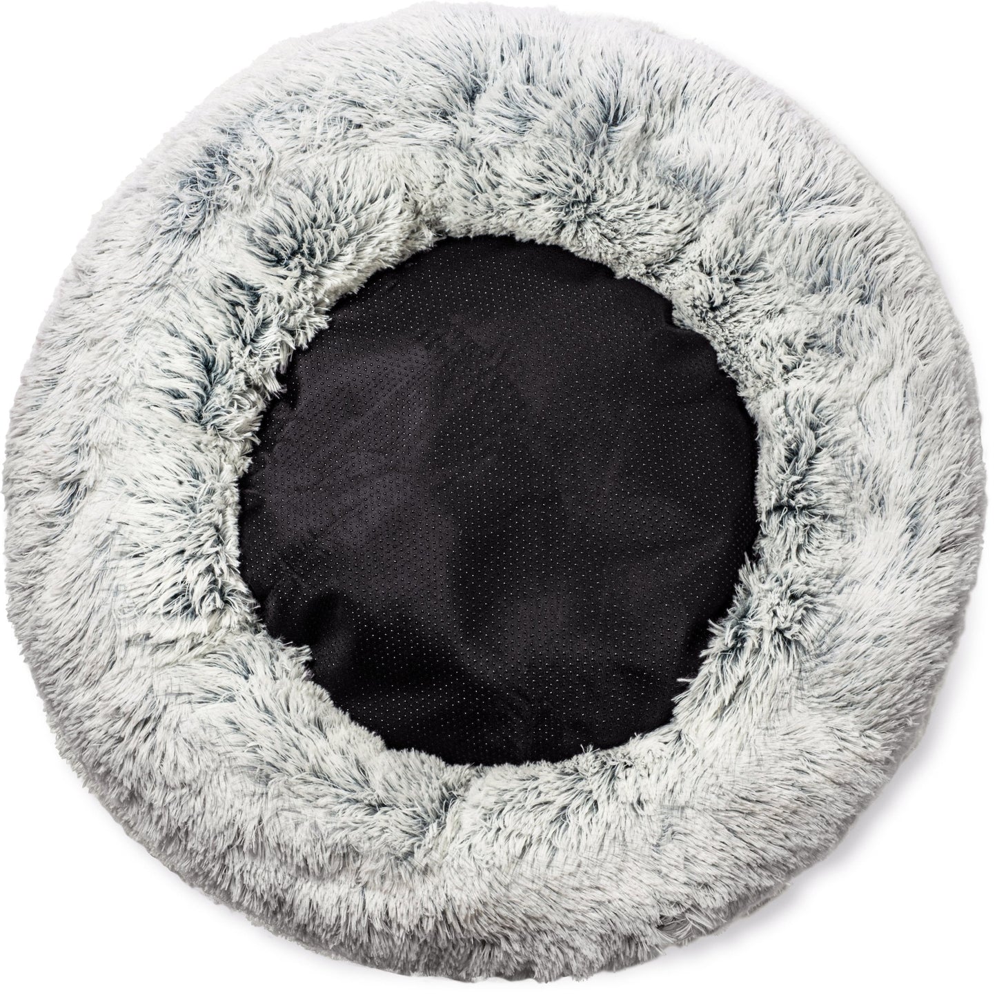 28" Ortho Plush® Pet Bed - Snowflake White Two Tone