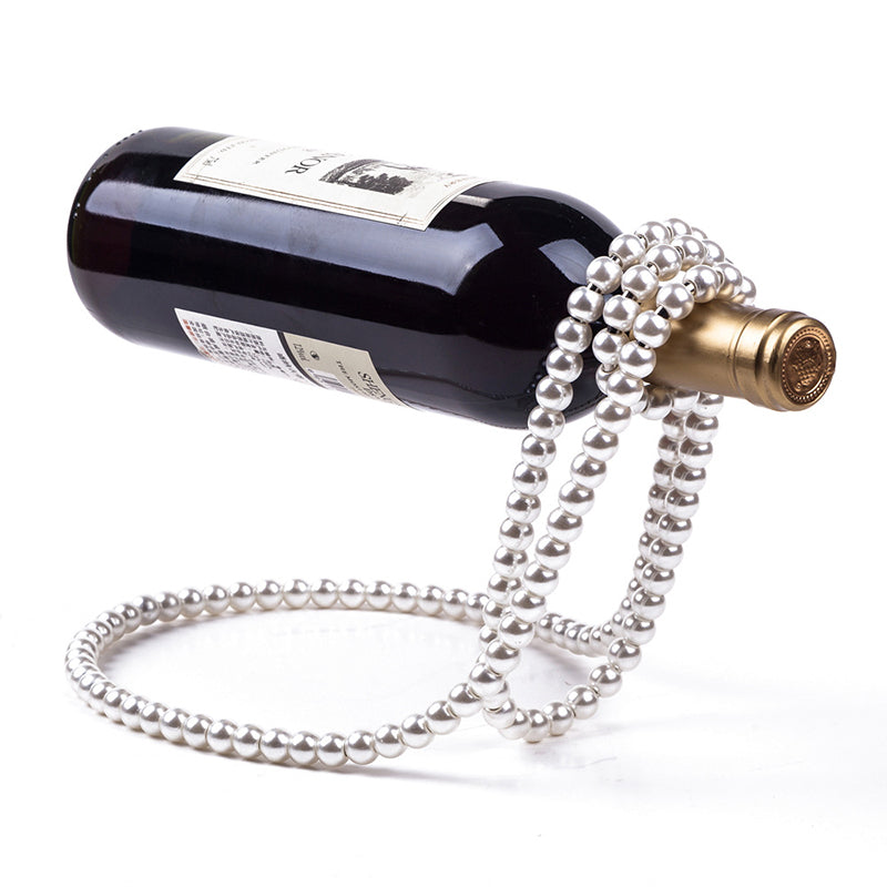Pearl Necklace Stainless Steel Wine Champagne Rack