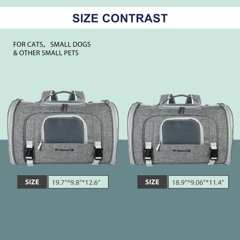 Monterey Series Airline Compliant Horizontal Backpack Pet Carrier