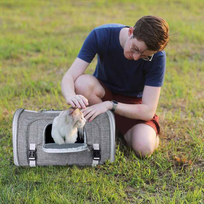 Monterey Series Airline Compliant Horizontal Backpack Pet Carrier
