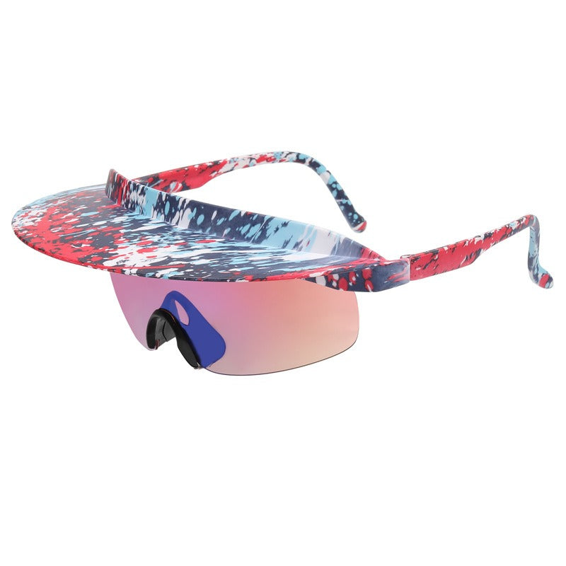 New Large Frame Cycling Glasses Men And Women Sunglasses