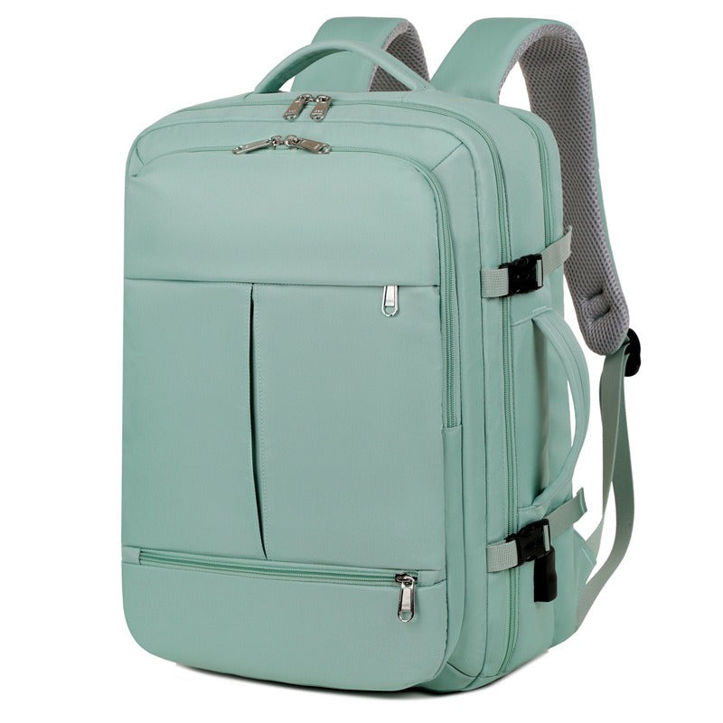 Large Capacity Backpack For Women Men Multiple Pockets And Zippers Computer Bags Business Travel Backpack