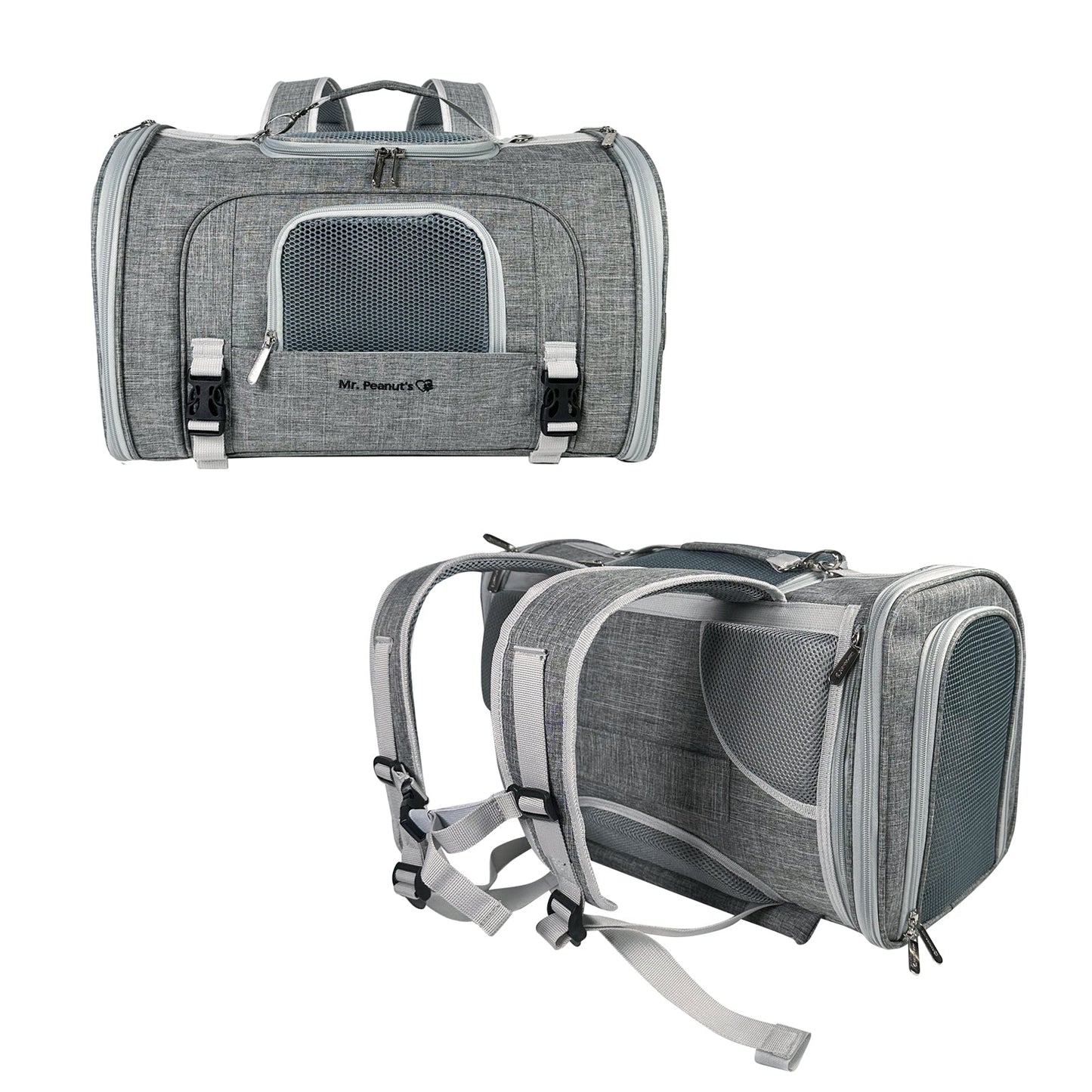 Monterey Series Airline Compliant Horizontal Backpack Pet Carrier