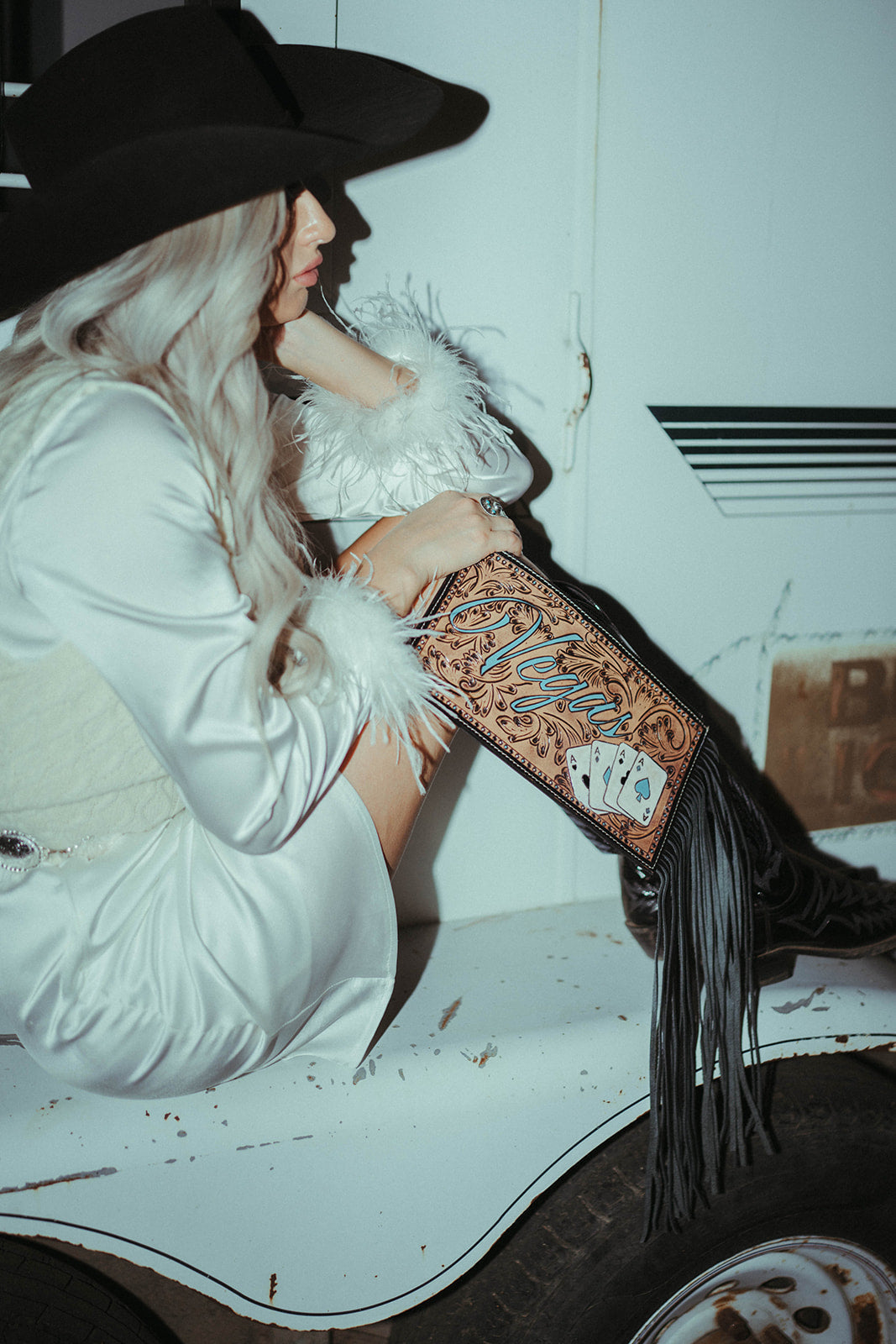 The Turquoise Vegas Clutch Wristlet by Beth Marie Exclusive