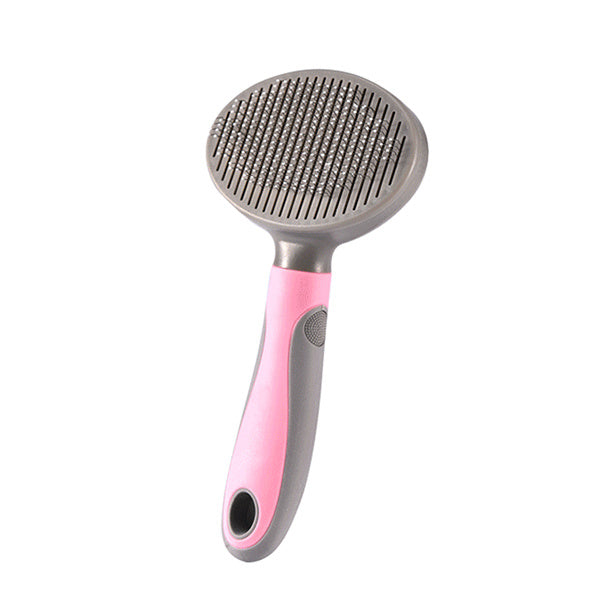 Pet steel needle slicker brush