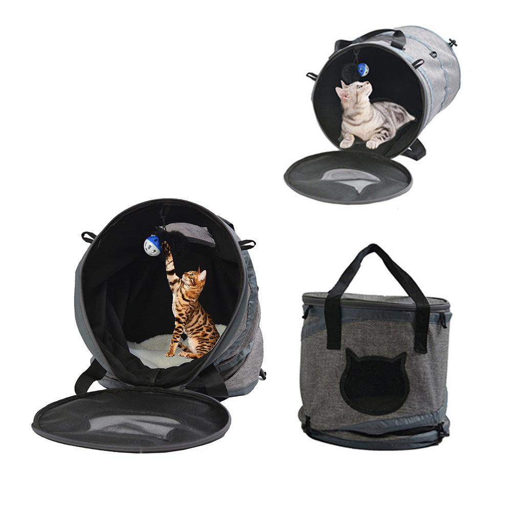 Multifunctional Foldable Cat Tunnel Kennel Pet Bag