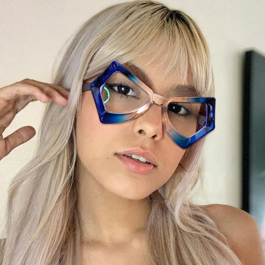 Trendy Sunglasses Women Men Punk Personality Colorful Eyeglasses