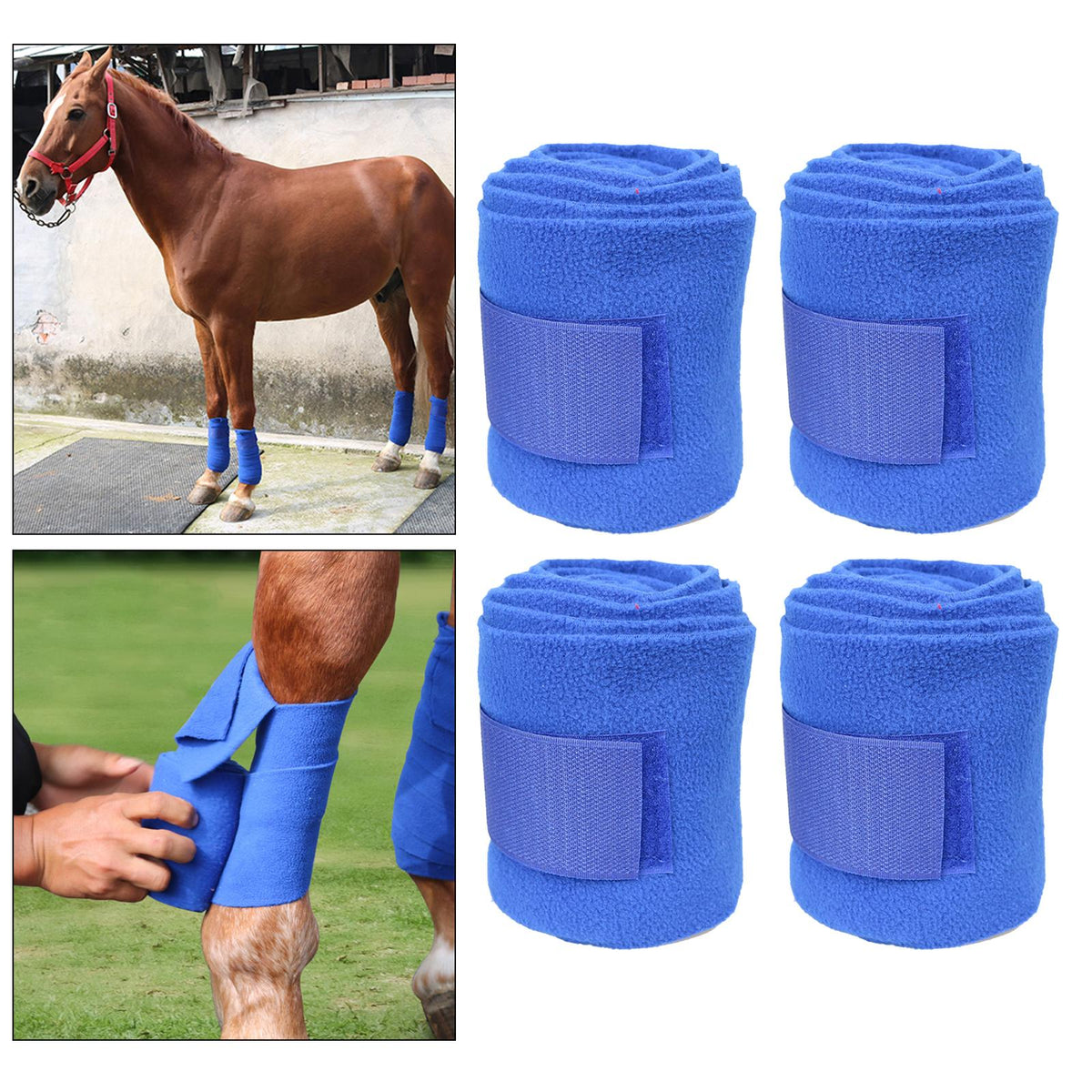 Deluxe Equestrian Fleece Straps for Racing and Riding