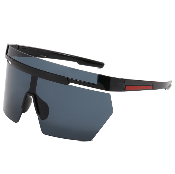 Unisex large frame folding style sunglasses future style UV resistant for women men