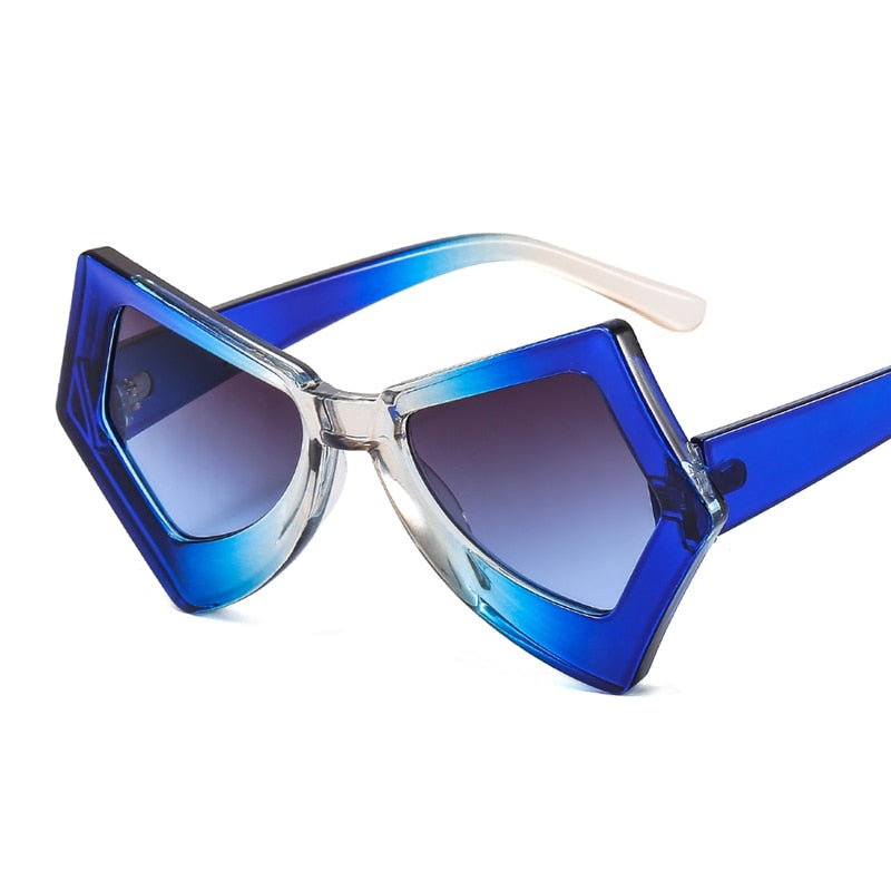 Trendy Sunglasses Women Men Punk Personality Colorful Eyeglasses