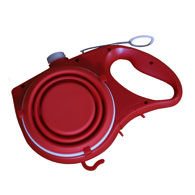 Tri-Color Dog Leash Kit with Water Cup