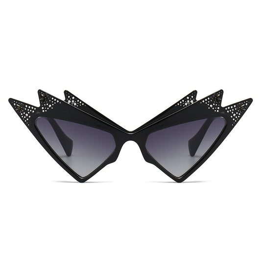 Butterfly Crystal Cat Eye Sunglasses Shades for Women