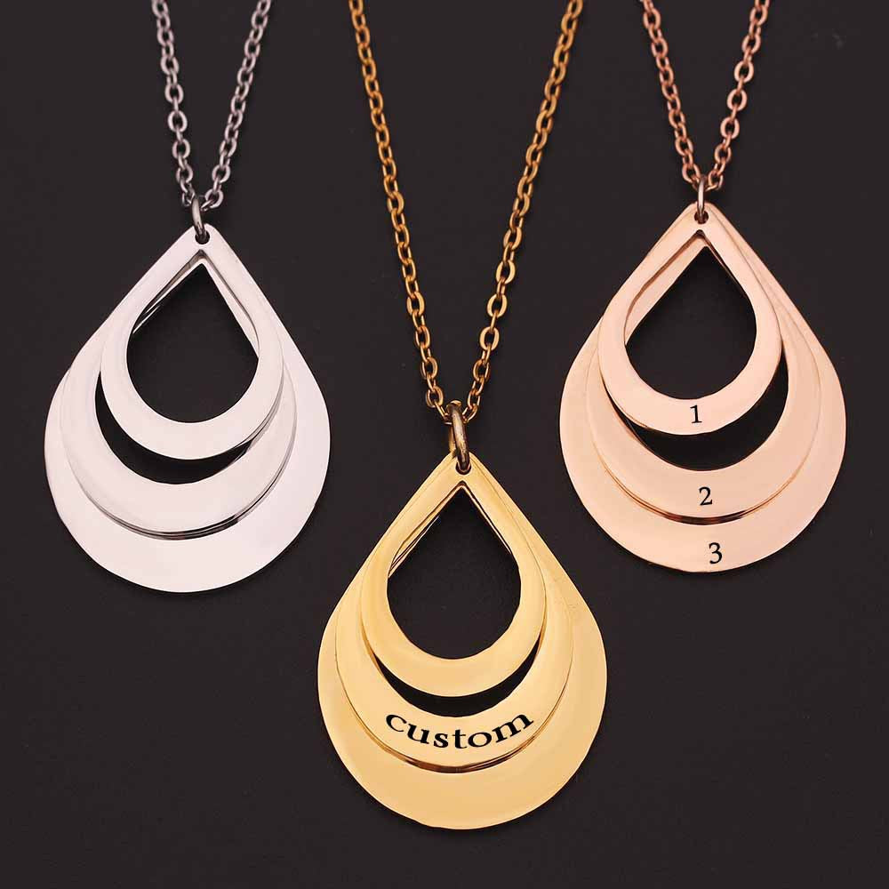 Custom Stainless Steel Name Necklace with 3 Colors