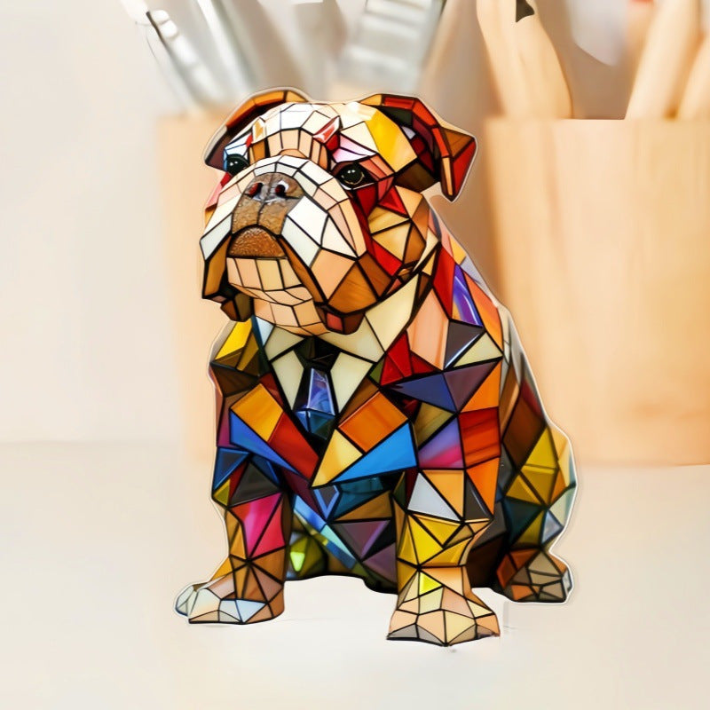 Animal resin LED night light bedside lamp