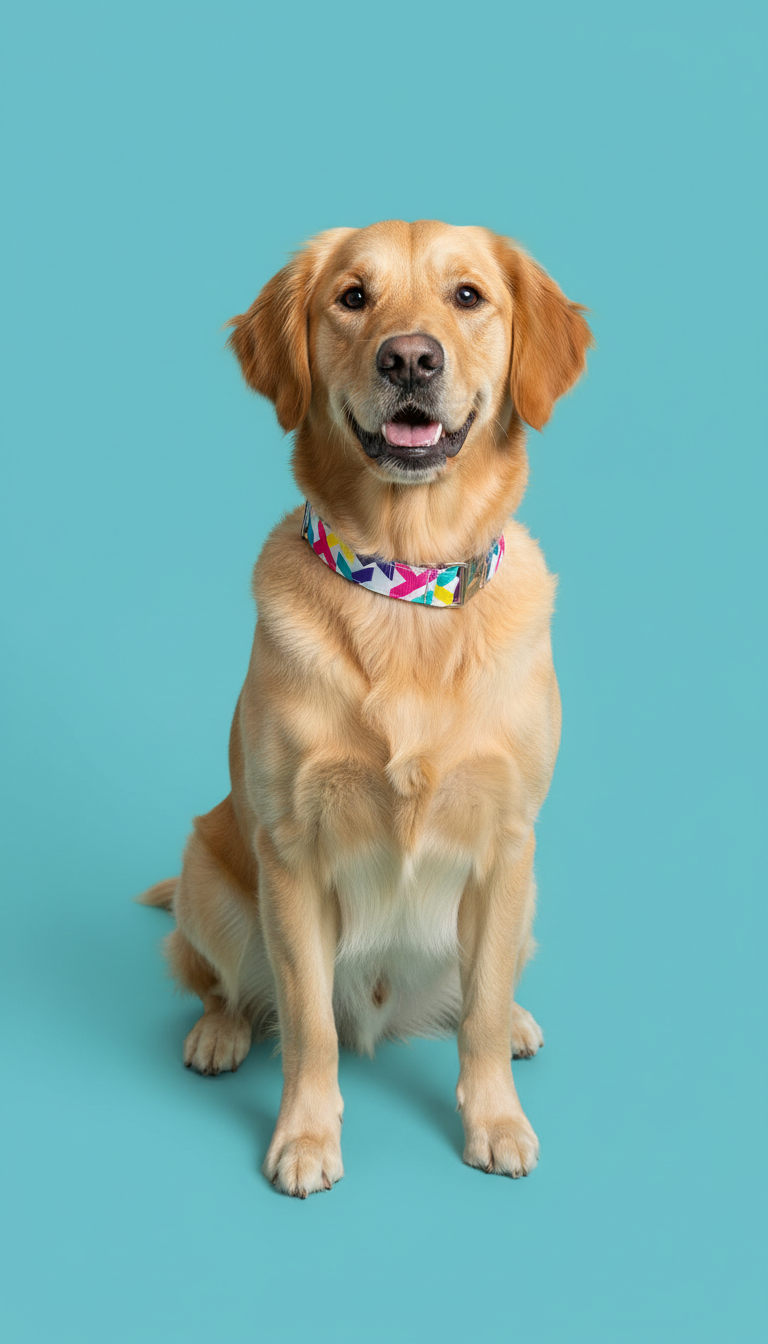 Rainbow Stripe Collar