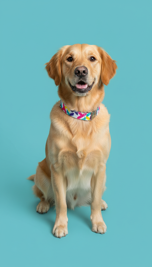 Rainbow Stripe Collar