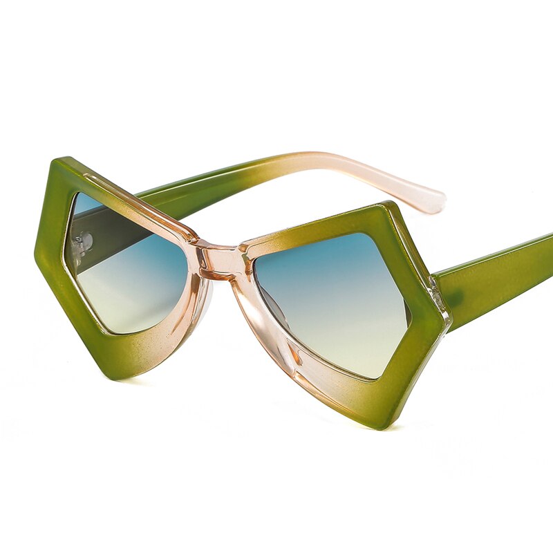 Trendy Sunglasses Women Men Punk Personality Colorful Eyeglasses