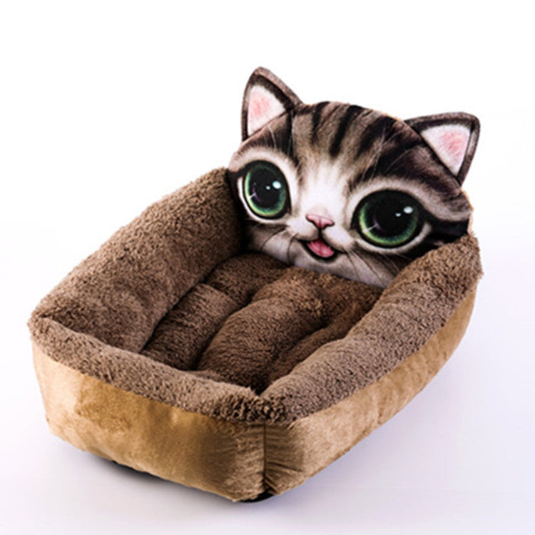 3D Cartoon Pet Shape Dog Cat House