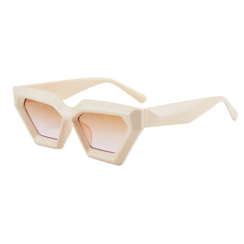 Women Vintage Cat Eye Square Retro Sunglasses