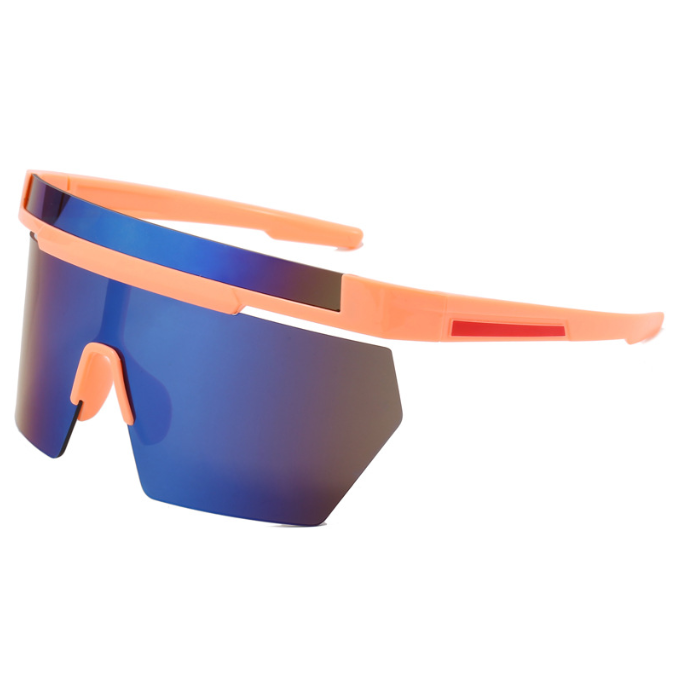 Unisex large frame folding style sunglasses future style UV resistant for women men