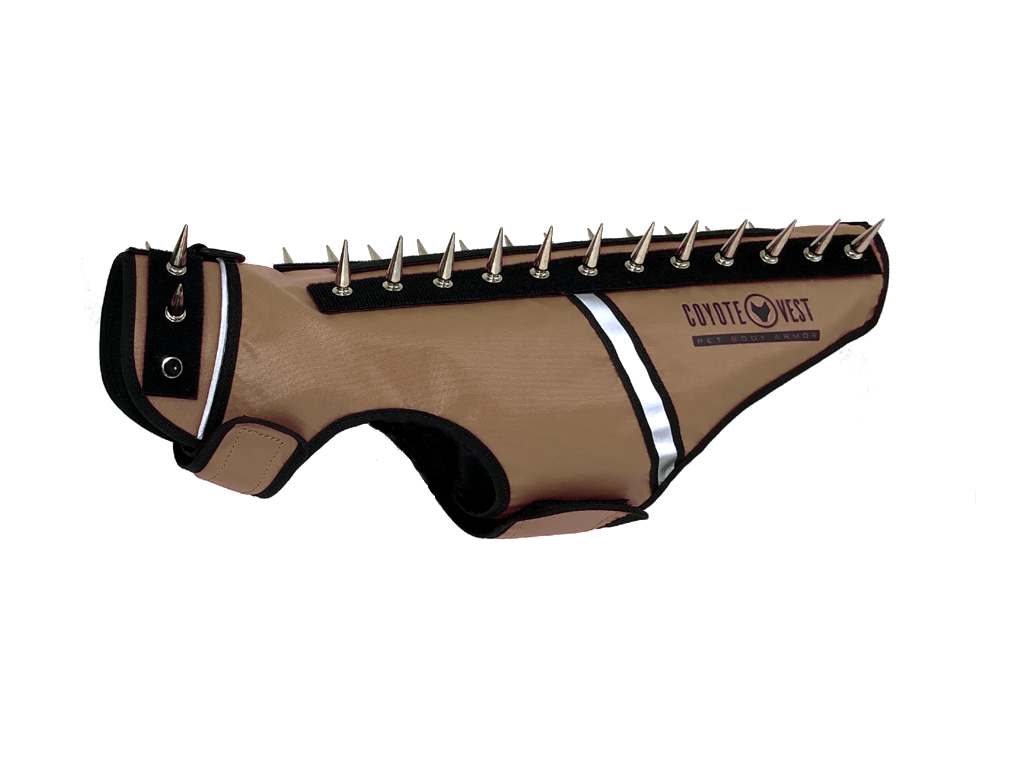 SpikeVest helps protect your beloved dogs and puppies from being attacked, keeping your furry babies safe