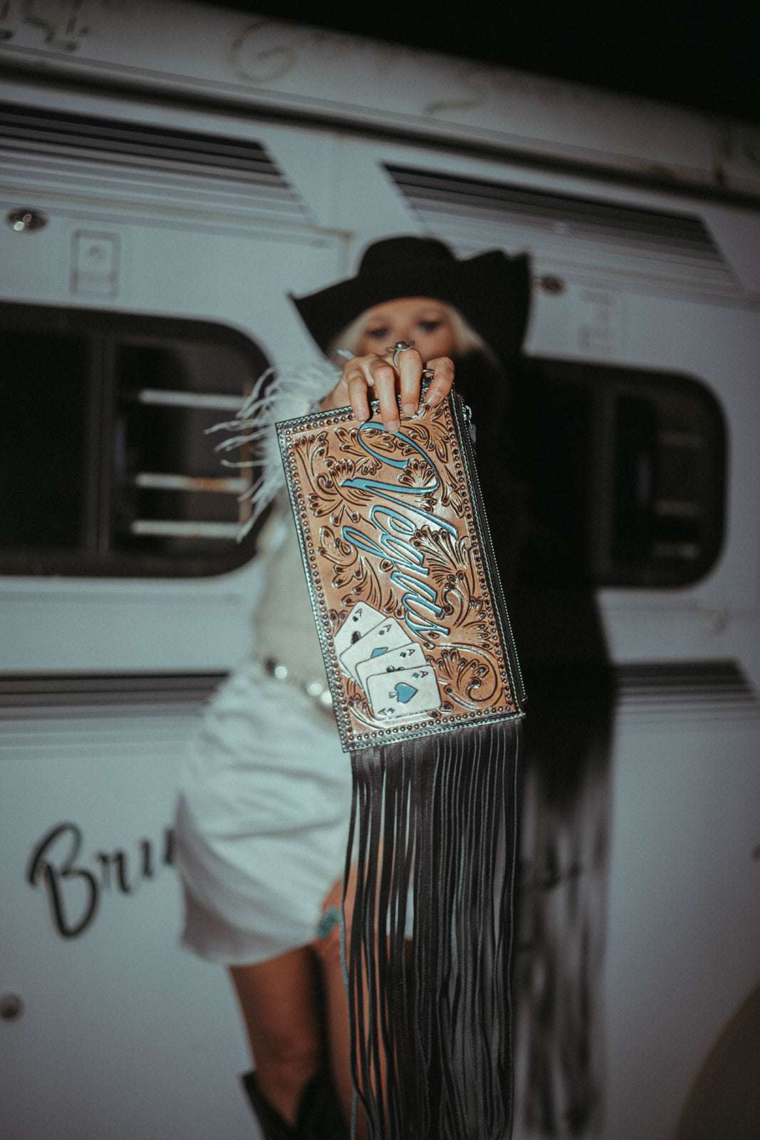 The Turquoise Vegas Clutch Wristlet by Beth Marie Exclusive