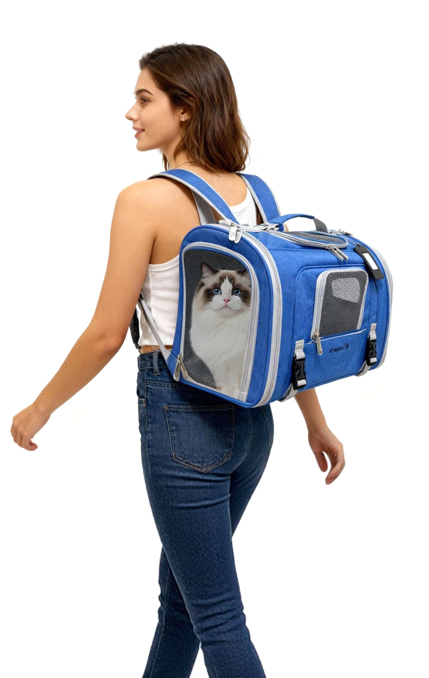 Monterey Series Airline Compliant Horizontal Backpack Pet Carrier