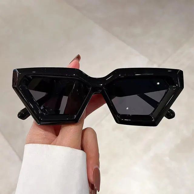 Women Vintage Cat Eye Square Retro Sunglasses