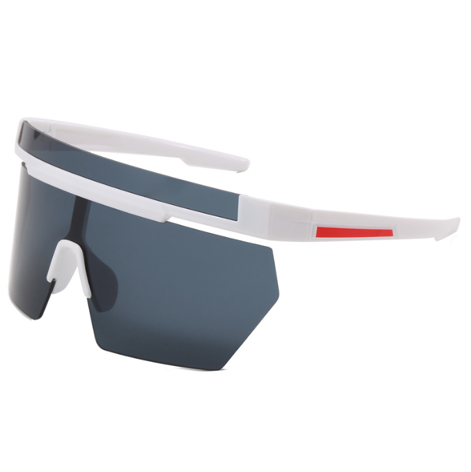 Unisex large frame folding style sunglasses future style UV resistant for women men