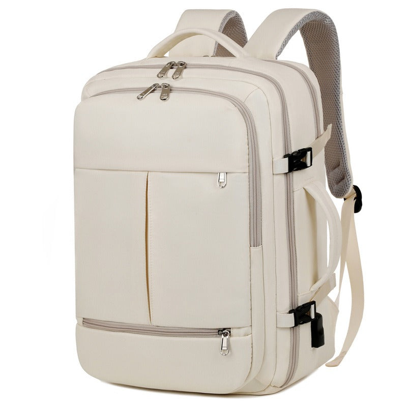 Large Capacity Backpack For Women Men Multiple Pockets And Zippers Computer Bags Business Travel Backpack