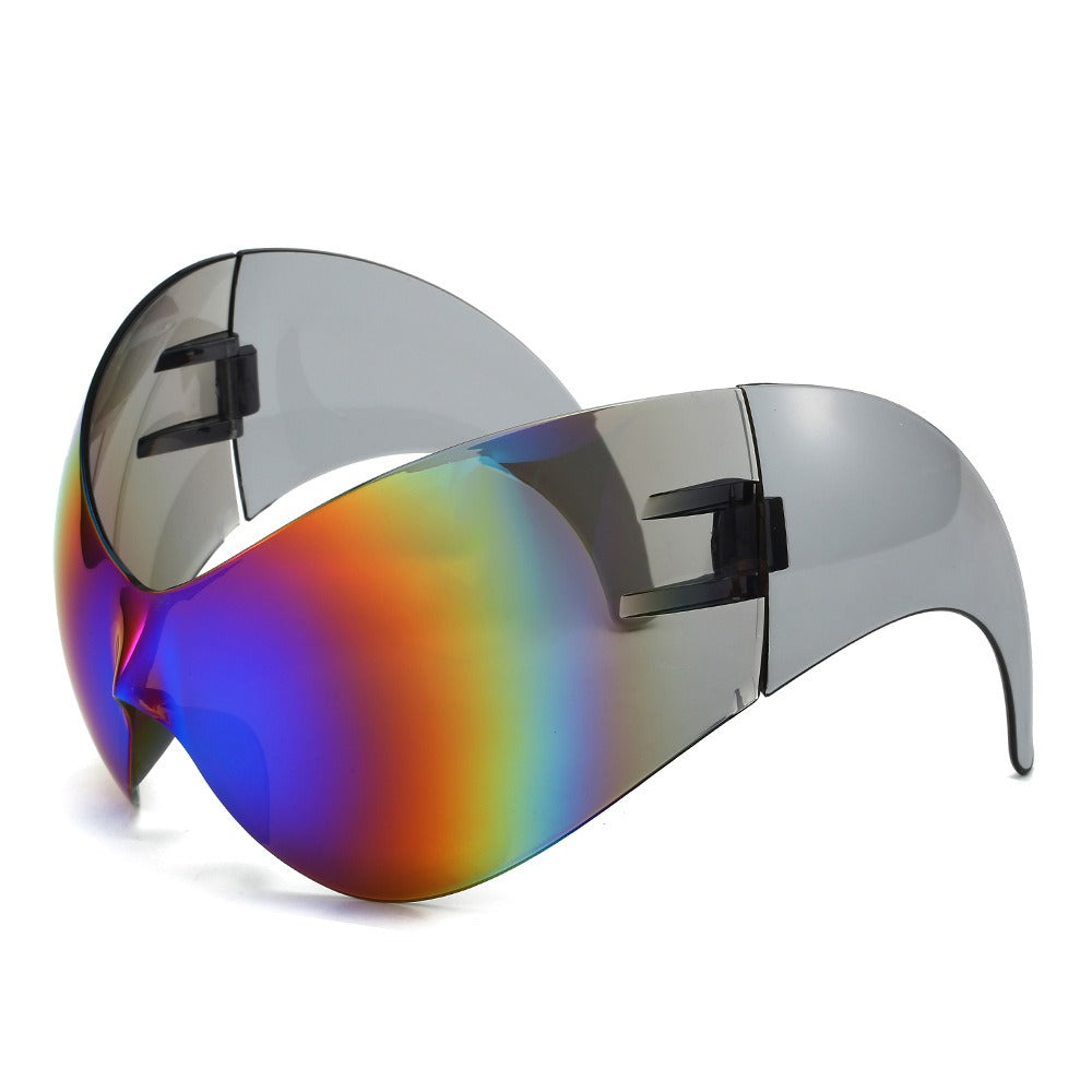 Large frame sports cycling sunglasses
