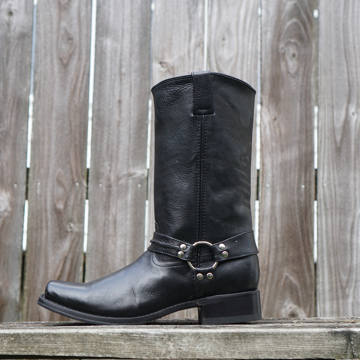 Eagle Rider Men's Leather Biker Boots