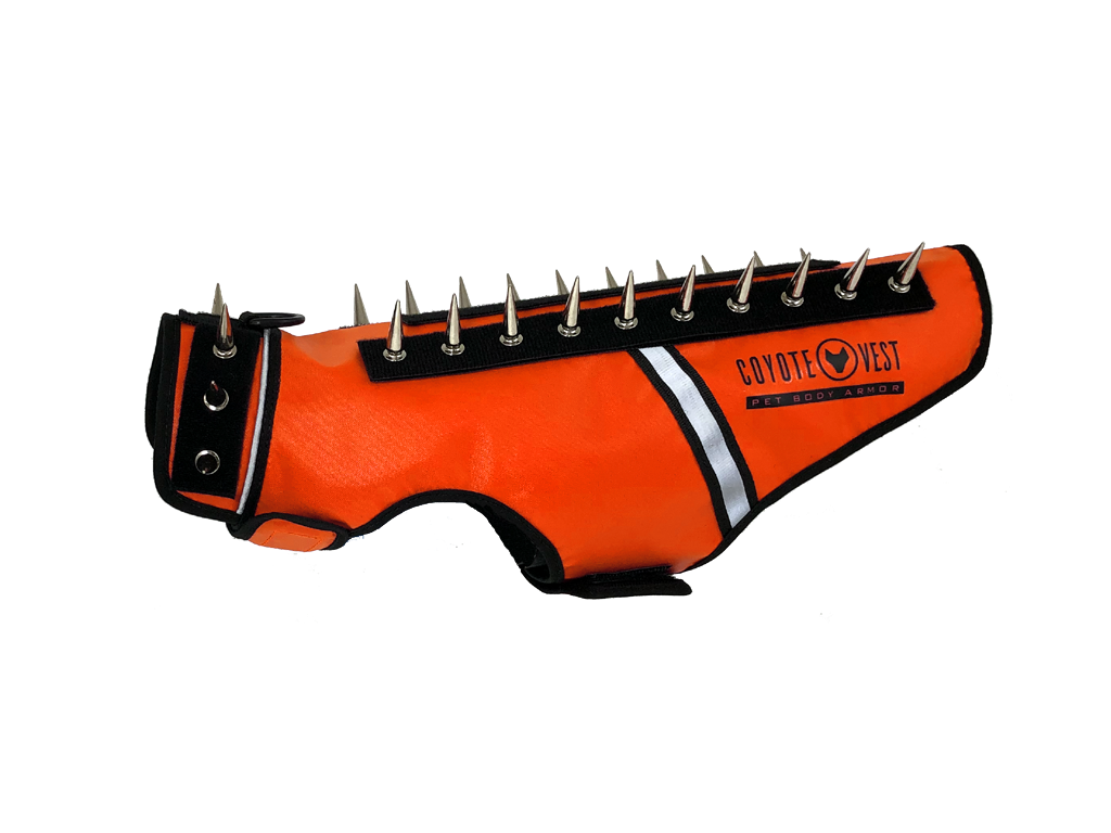 SpikeVest helps protect your beloved dogs and puppies from being attacked, keeping your furry babies safe