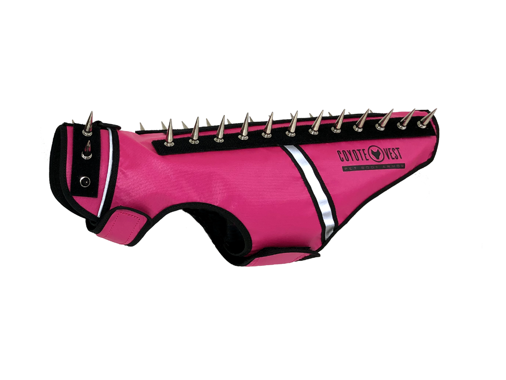 SpikeVest helps protect your beloved dogs and puppies from being attacked, keeping your furry babies safe