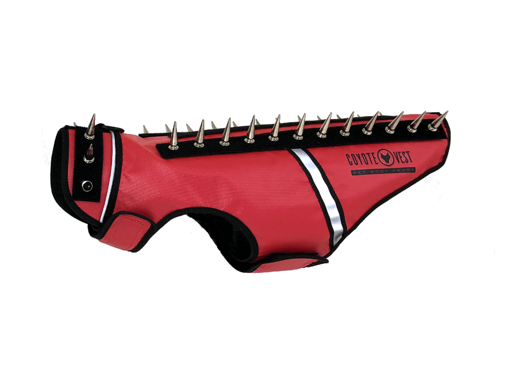 SpikeVest helps protect your beloved dogs and puppies from being attacked, keeping your furry babies safe