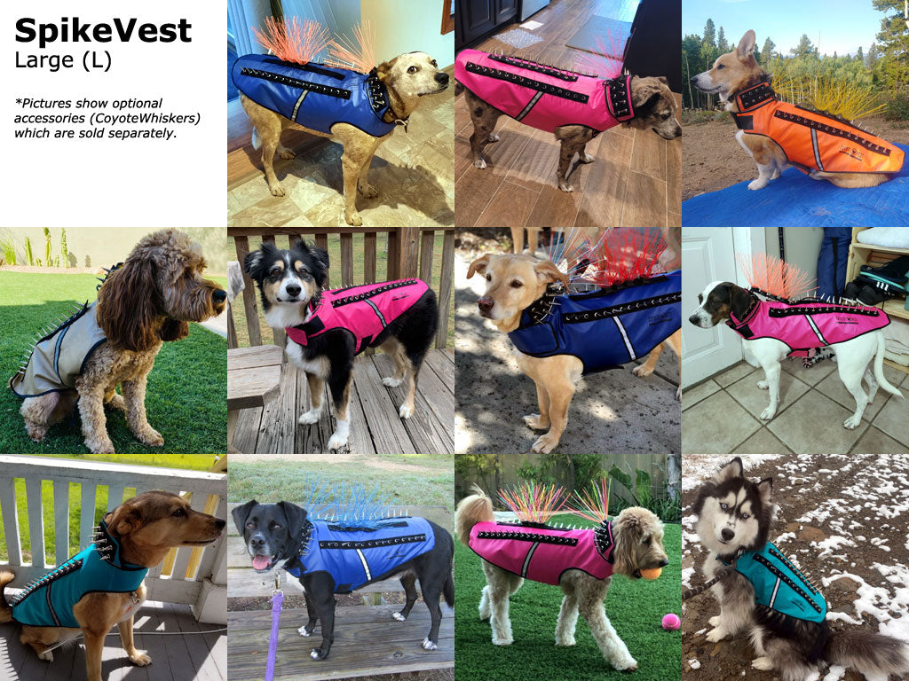 SpikeVest helps protect your beloved dogs and puppies from being attacked, keeping your furry babies safe
