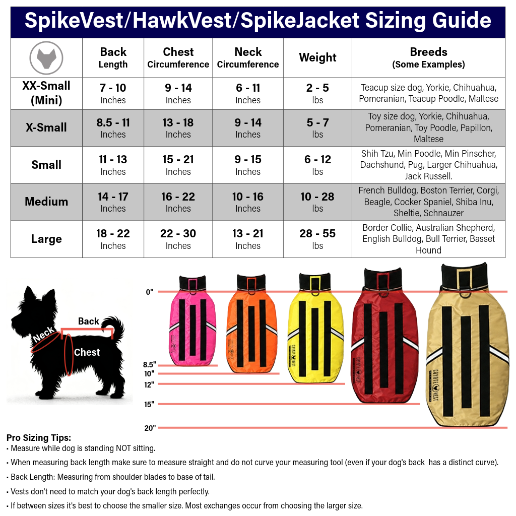 SpikeVest helps protect your beloved dogs and puppies from being attacked, keeping your furry babies safe