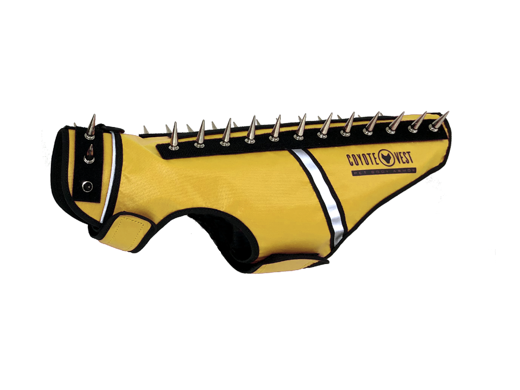 SpikeVest helps protect your beloved dogs and puppies from being attacked, keeping your furry babies safe