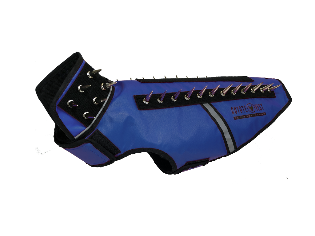 SpikeVest helps protect your beloved dogs and puppies from being attacked, keeping your furry babies safe