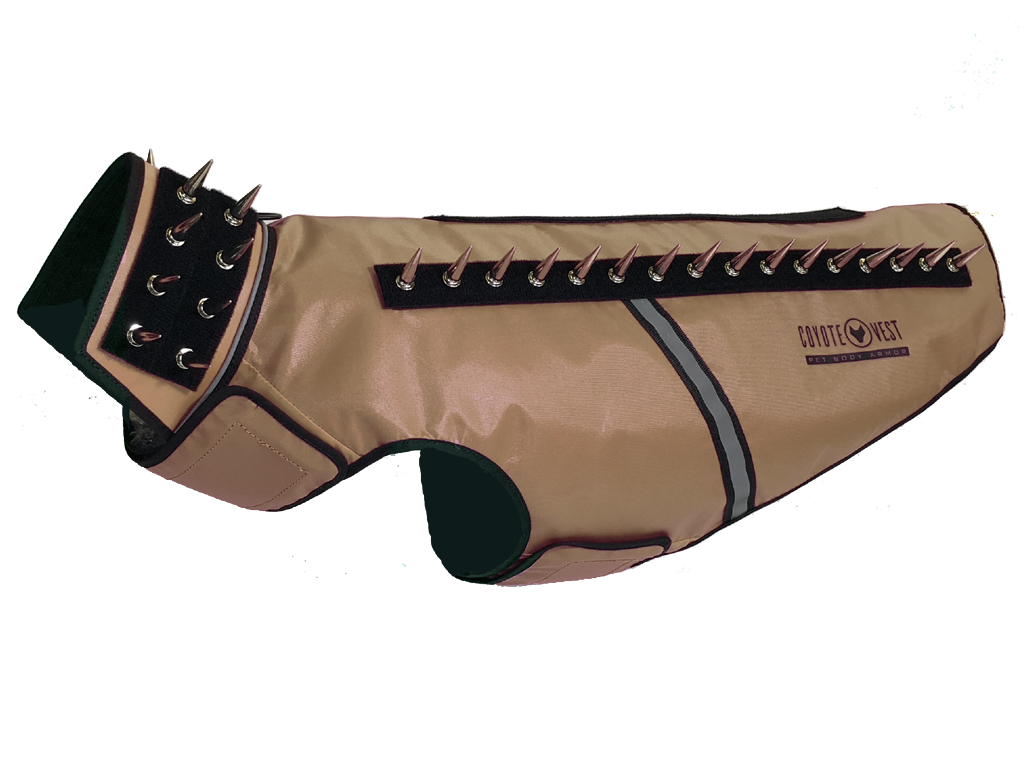 SpikeVest helps protect your beloved dogs and puppies from being attacked, keeping your furry babies safe