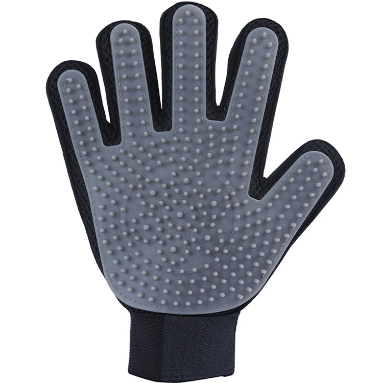 Upgrade Pet Grooming Gloves for Dogs, Cats, Rabbits & Horses with Long and Short Hair, Pets Hair Remover Mittens - 1 Pair